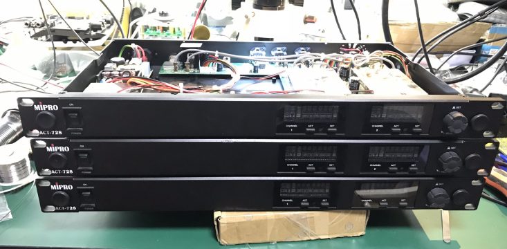 MIPRO ACT-728无线话筒接收机维修+内部图